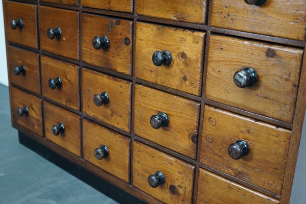 Vintage German Pine Apothecary Cabinet 1930s For At Pamono