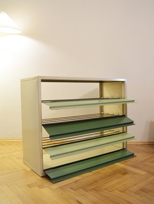 Sheet Metal Shoe Cabinet By Kovodilo 1980s For Sale At Pamono