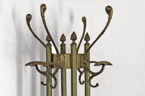 antique brass coat hanger