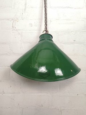Industrial British Elliptical Factory Ceiling Lamp From Revo Uk