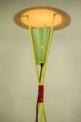 green tripod floor lamp