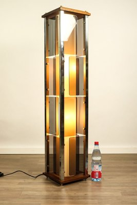 Square column floor lamp deals
