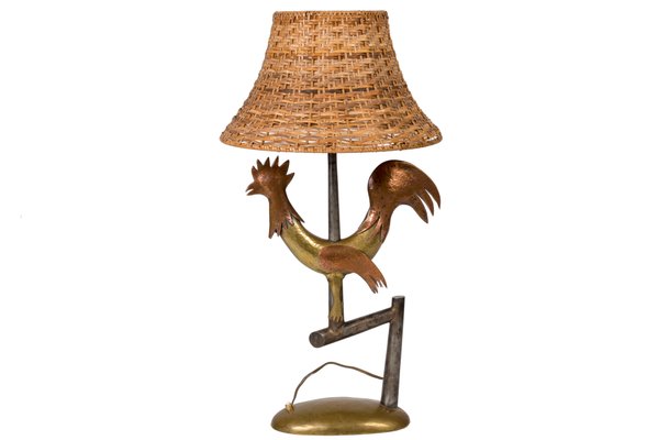 Wrought iron bird lamp deals