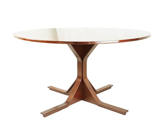 Italian Wooden Round Dining Table By, Italian Round Dining Table