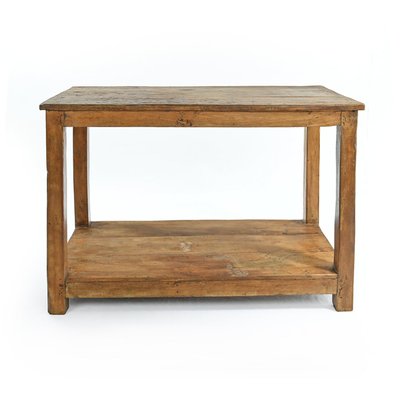 Wooden Side Table 1940s For At Pamono, Bluestone Dining Table Restoration Hardware