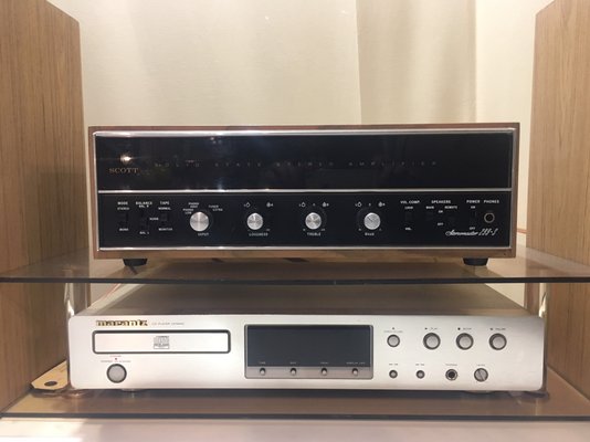 Hifi With Solid State Amplifier Amplifier Stand Cd Player By Scott Marantz Epicure For Scott Set Of 5 For Sale At Pamono