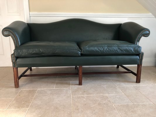 Leather Camelback Sofa 1970s For At Pamono Leather Camelback Sofa 1970s For
