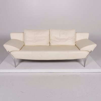 Vintage Cream Leather Sofas From Rolf Benz For At Pamono Cream Leather Sofas From Rolf Benz
