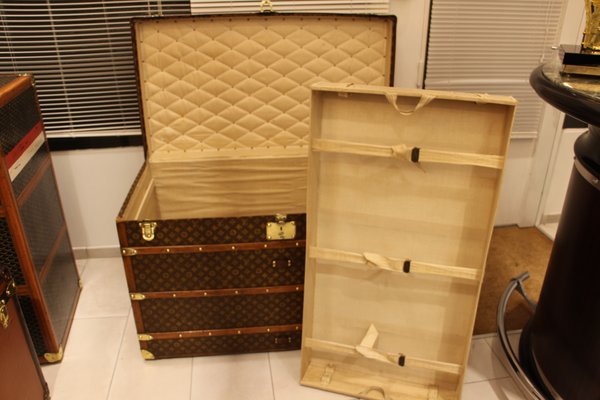 Vintage Steamer Trunk From Louis Vuitton For Sale At Pamono