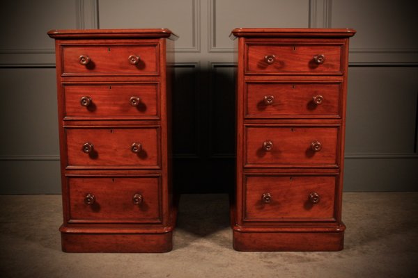 Antique Victorian Mahogany Dressers Set Of 2 For Sale At Pamono