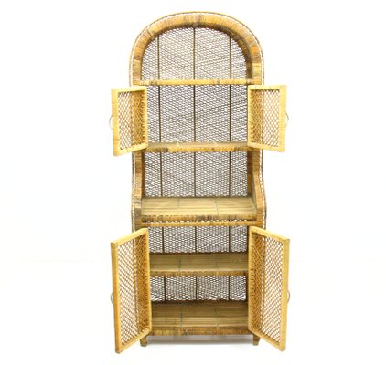 Pea Rattan Shelf 1970s For At Pamono Pea Rattan Shelf 1970s For At