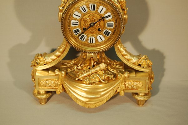 Antike Louis Xvi Uhr Aus Vergoldeter Bronze Von G Philippe Palais Royal Bei Pamono Kaufen