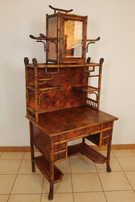 Antique Bamboo Desk For Sale At Pamono