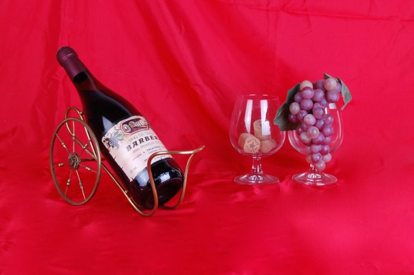 PORTE BOUTEILLES - PANIER A BOUTEILLES (4) - ANCIEN - VINTAGE 70