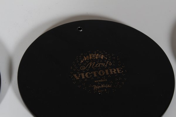 Wall Plates by Bjørn Wiinblad for Nymolle, 1960s, Set of 12 for