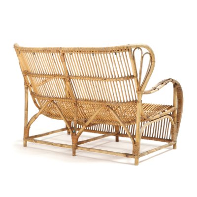 Bamboo Sofa From R Wengler 1960s For Sale At Pamono