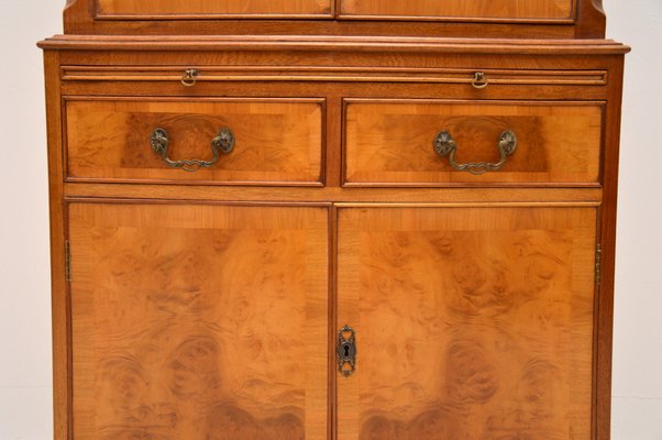 Vintage Burl Walnut Drinks Cabinet 1930s For Sale At Pamono