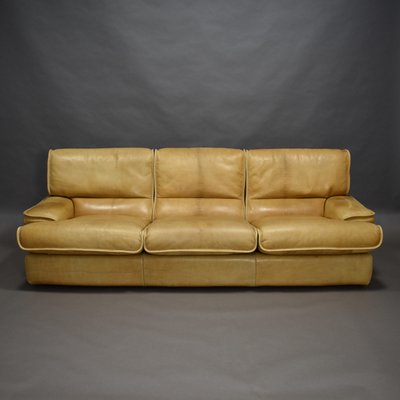Cognac Leather Sofa 1970s For At Pamono Cognac Leather Sofa 1970s For At