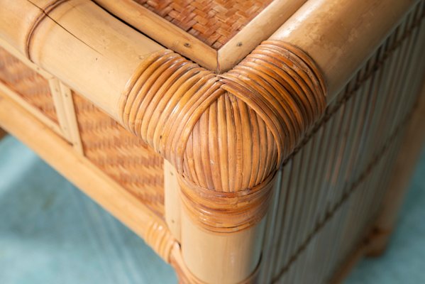 Vintage Rattan And Bamboo Dresser 1970s For Sale At Pamono