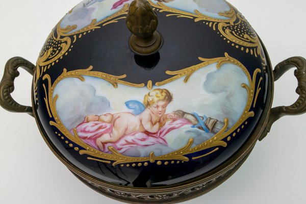 Antique French Porcelain Potpourri from Sevres, 1880s for sale at