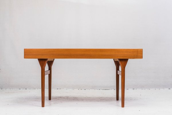 Teak Desk By Nanna Ditzel For Soren Willadsen Mobelfabrik 1950s