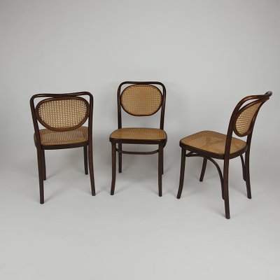 Bentwood & Cane Dining Chairs from ZPM Radomsko, 1960s, Set of 6 Bentwood & Cane Dining Chairs from ZPM Radomsko, 1960s, Set of 6