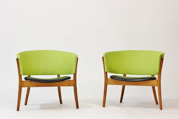 Vintage Easy Chairs By Nanna Ditzel For Soren Wiladsen Set Of 2 For Sale At Pamono
