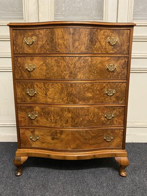 Burl Walnut Serpentine Dresser 1920s For Sale At Pamono