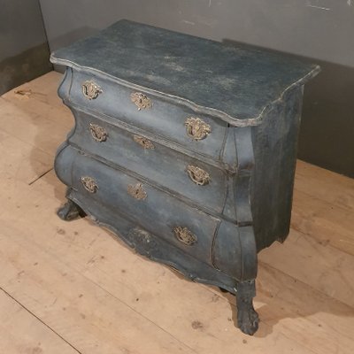 18th Century Dutch Blue Dresser For Sale At Pamono