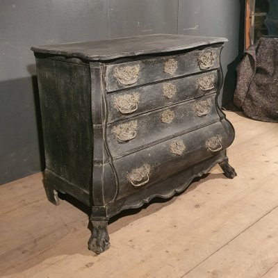 18th Century Dutch Black Dresser For Sale At Pamono