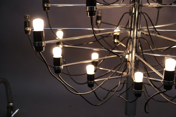 Mid Century No. 209730 Chandelier by Gino Sarfatti for Arteluce, 1960s Mid Century No. 209730 Chandelier by Gino Sarfatti for Arteluce, 1960s