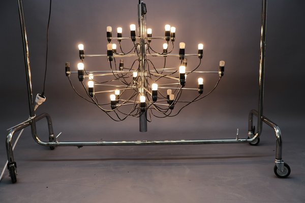 Mid Century No. 209730 Chandelier by Gino Sarfatti for Arteluce, 1960s Mid Century No. 209730 Chandelier by Gino Sarfatti for Arteluce, 1960s