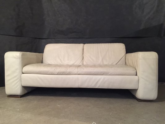 Vintage Leather Sofa From Natuzzi For, White Leather Sofa Couch
