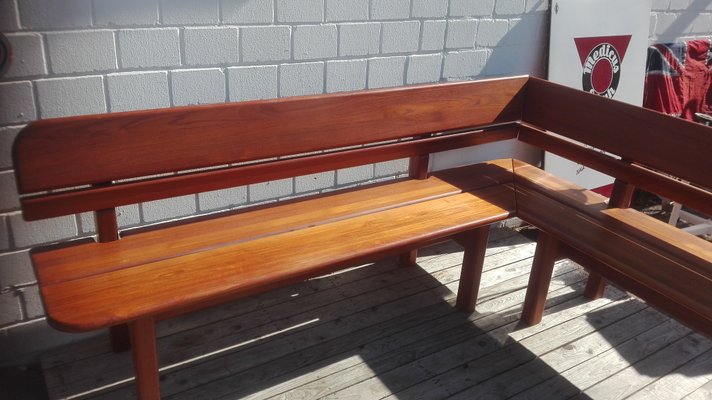 Vintage Danish Teak Corner Bench For Sale At Pamono