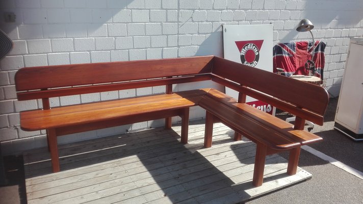 Vintage Danish Teak Corner Bench For Sale At Pamono