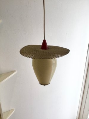 Mid-Century Dutch Pendant Lamp by Mathieu Matégot for Pilastro for