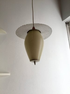 Mid-Century Dutch Pendant Lamp by Mathieu Matégot for Pilastro for