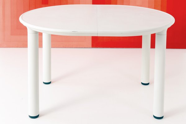 Ausziehbarer deutscher Modell 720 Esstisch von Dieter Rams für Vitsoe, 1970er Ausziehbarer deutscher Modell 720 Esstisch von Dieter Rams für Vitsoe, 1970er