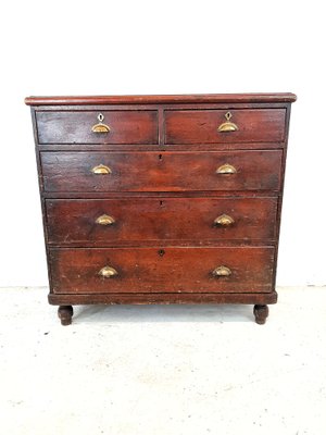 Antique Victorian Pinewood Dresser For Sale At Pamono