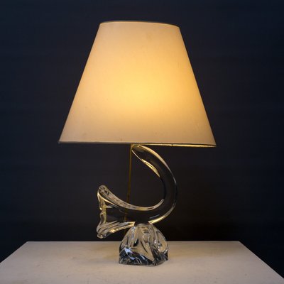 French Crystal Table Lamp From Daum 1960s For At Pamono French Crystal Table Lamp From Daum, Comet Retro Metal Table Lamp