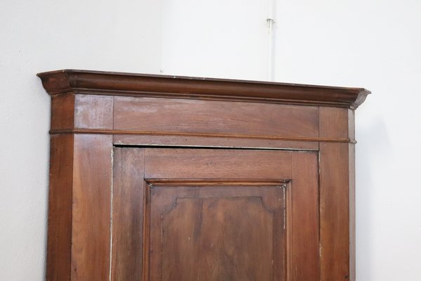 Antique Solid Walnut Corner Cabinet 1850s For Sale At Pamono