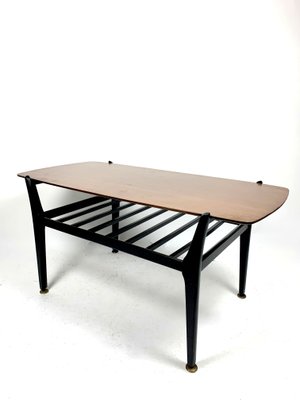 Teak Coffee Table with Shelf from Nathan 1970s