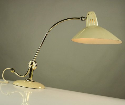 sladre Tilskyndelse Uensartet Vintage Bauhaus Brass Table Lamp from HALA - Hannoversche Lampenfabrik,  1940s for sale at Pamono