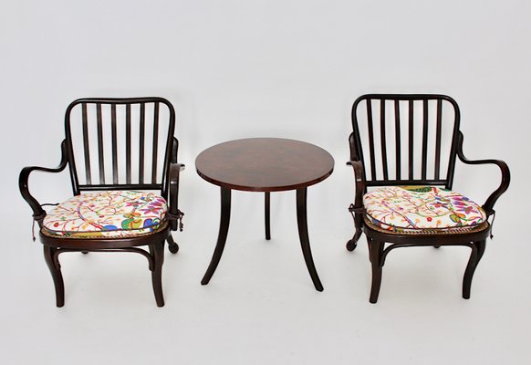 Model A752 Dining Chair And Coffee Table Set By Josef Frank 1930s