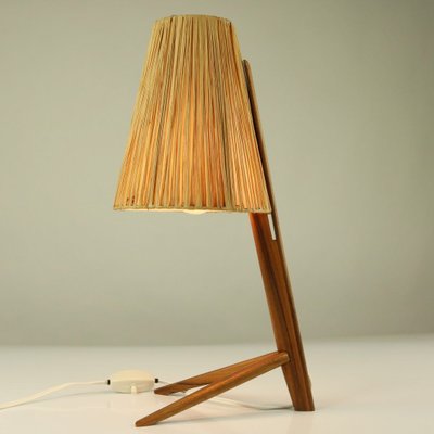 innovatie woensdag Pellen Vintage Austrian Teak Table Lamp, 1950s for sale at Pamono