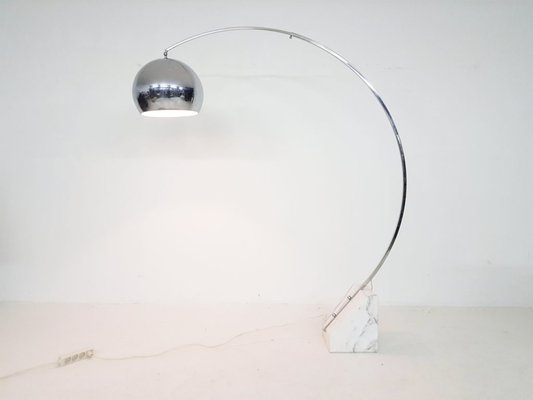 arc floor lamp mid century