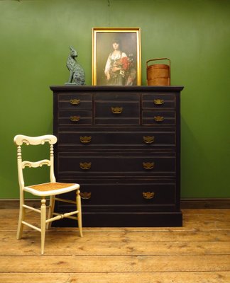Antique Black Painted Dresser For Sale At Pamono