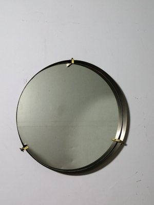 Vintage Brass Round Mirror 1950s For At Pamono Vintage Brass Round Mirror 1950s For, Vintage Brass Mirror Wall Hanging