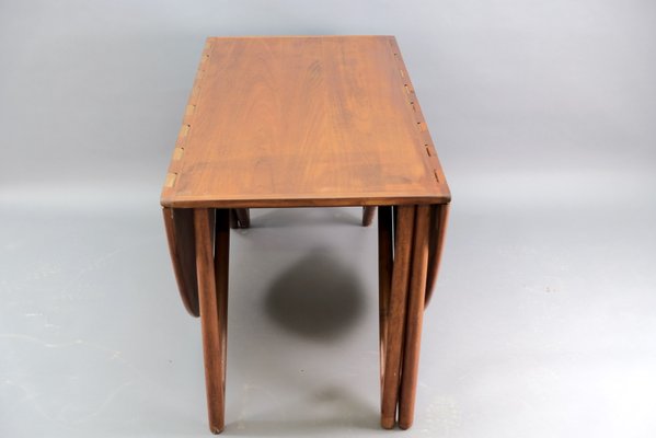 Mid Century Danish Teak Folding Dining Table By Kurt Ostervig For Jason Mobler For Sale At Pamono
