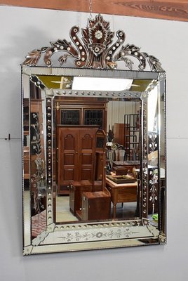 Vintage Italian Gl Beveled Mirror 1940s For At Pamono Vintage Italian Gl Beveled Mirror